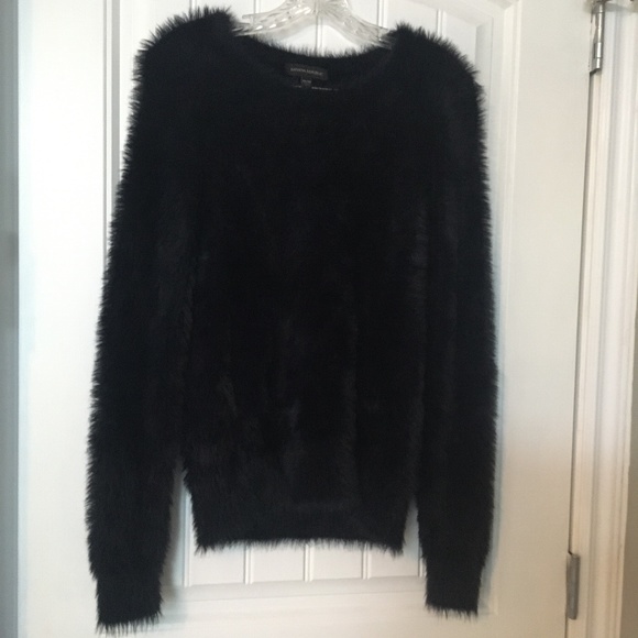 Banana Republic Eyelash Sweater midnight blue size medium excellent condition - Picture 1 of 9